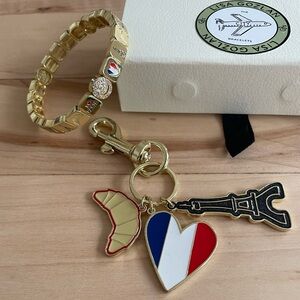 Lisa gozlan Paris bracelet and keychain